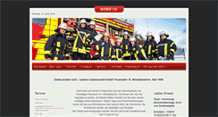 Desktop Screenshot of feuerwehr-st-michel.de