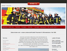 Tablet Screenshot of feuerwehr-st-michel.de